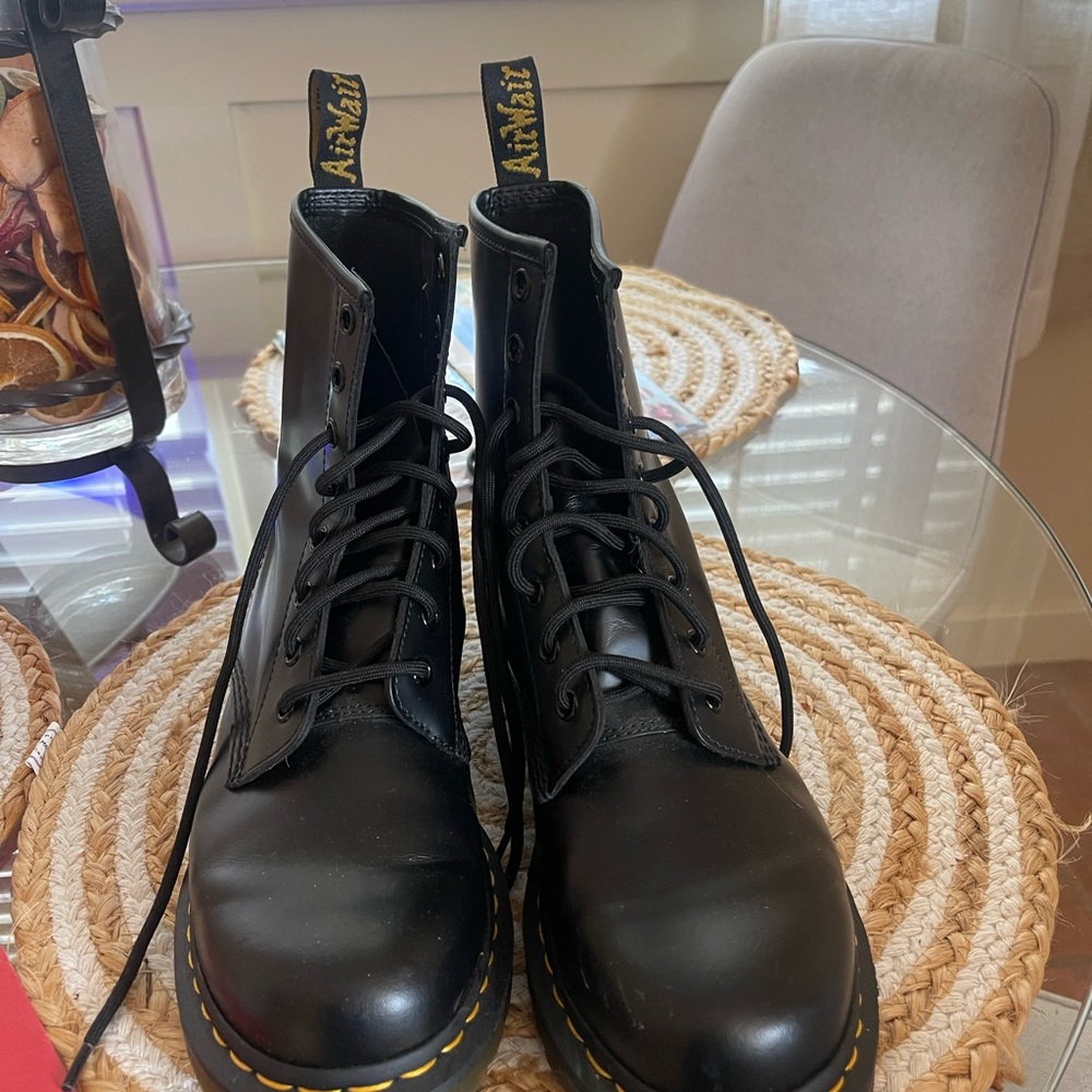 Dr. Martens Black Lace-Up Boots